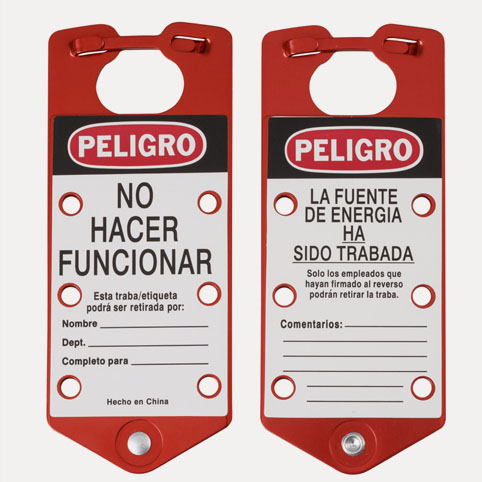 Aspa de Bloqueo de aluminio -en español-