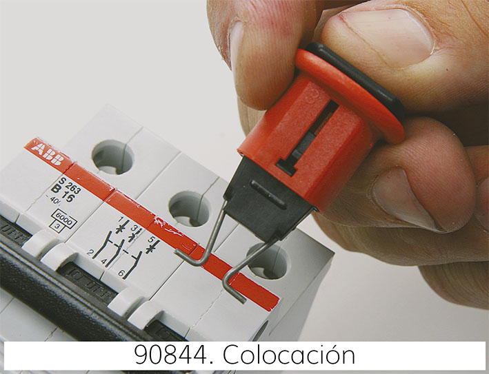 Dispositivos de bloqueo para interruptores miniatura