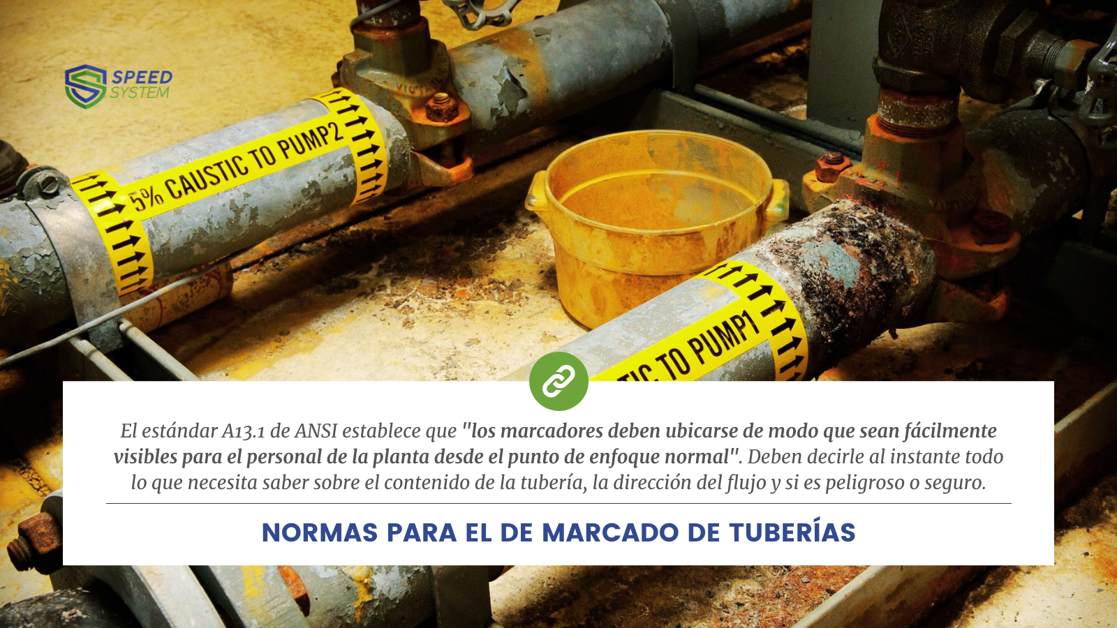 Normas para el marcado de tuberias